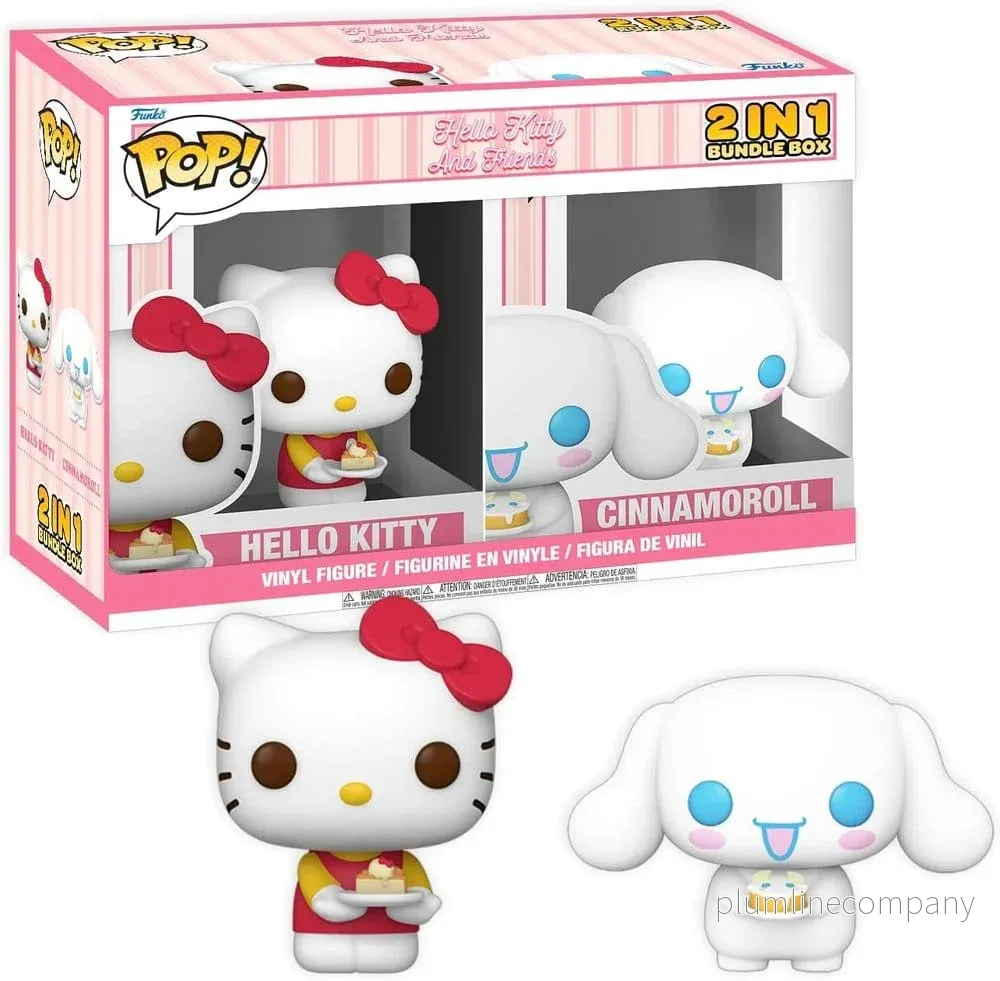 Hello Kitty Exklusiv Box Cinnamoroll & Hello Kitty med Tårta Samlad Hello Kitty Exklusiv Box Cinnamoroll & Hello Kitty med Tårta Samlad