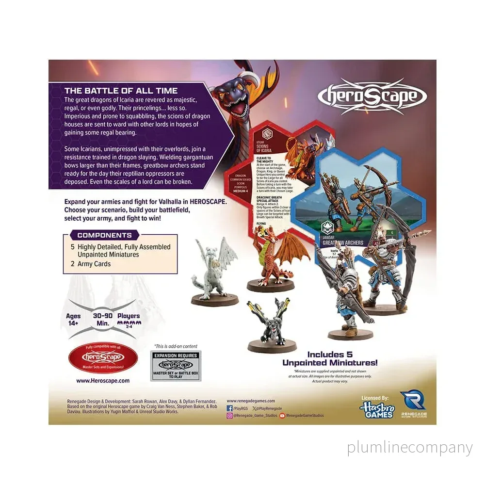 Heroscape Army Expansion: Embers of War - Greatbow Archers och Scions of Icaria (Engelsk Version) - Bild 3