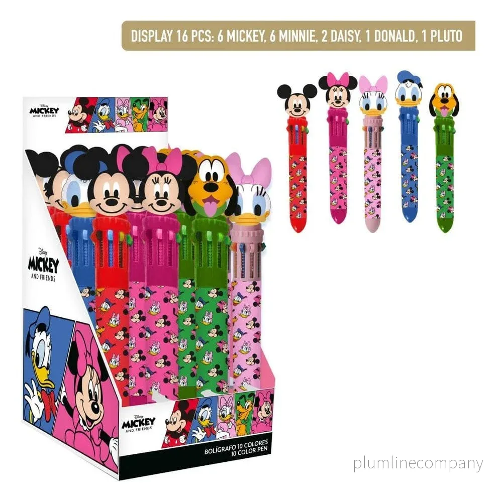Disney Färgglada kulspetspennor i display (16 stycken) Disney Färgglada kulspetspennor i display (16 stycken)