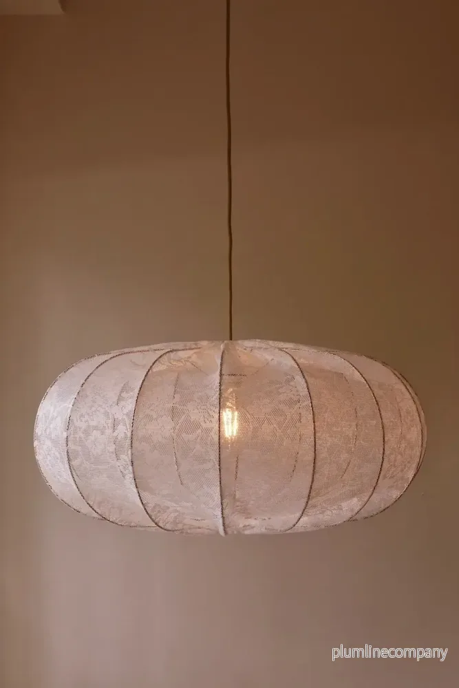 Stor taklampa Moln i spets - Bild 3