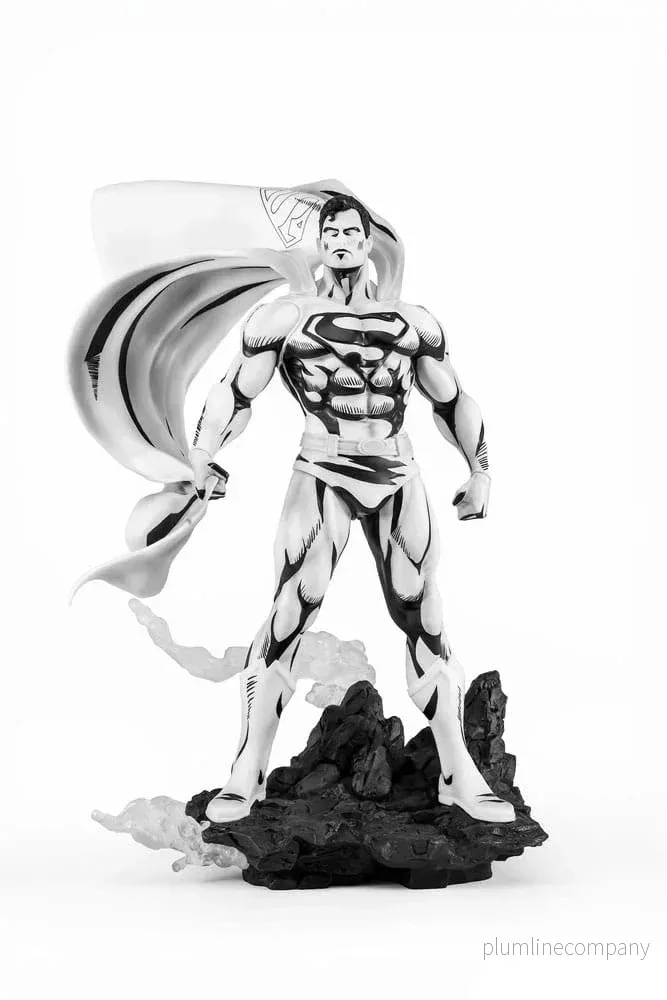 Man of Steel PX PVC Statue 1/8 – Superman Black & White Man of Steel PX PVC Statue 1/8 – Superman Black & White