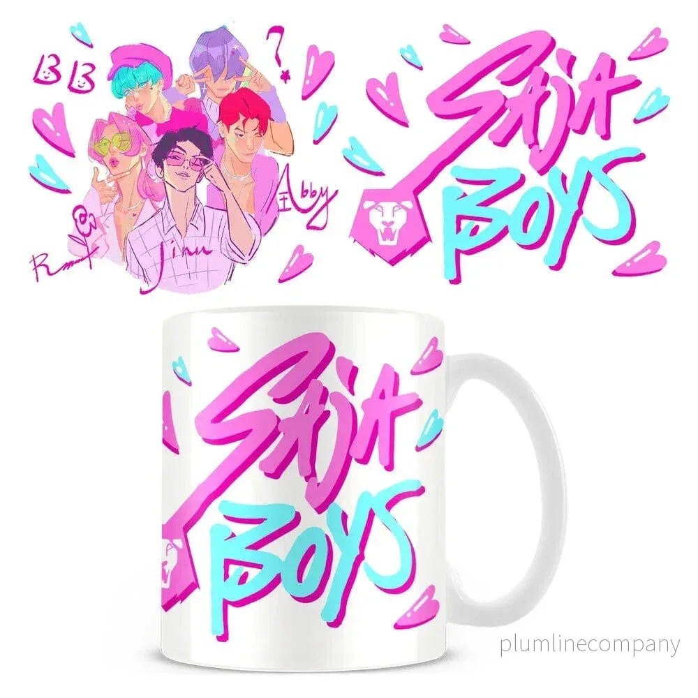 KPop Demon Hunters Mug Saja Boys – Högkvalitativ Keramikkopp KPop Demon Hunters Mug Saja Boys – Högkvalitativ Keramikkopp