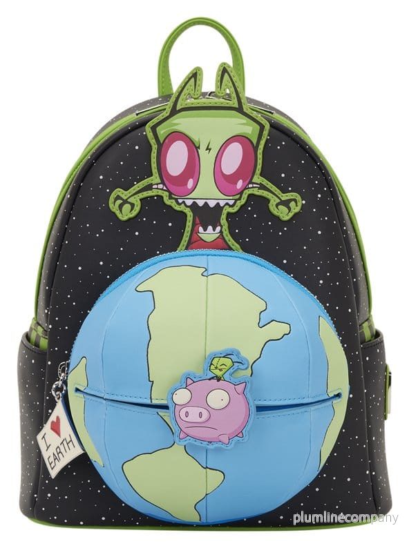 Nickelodeon av Loungefly Mini Ryggsäck Invader Zim Glow