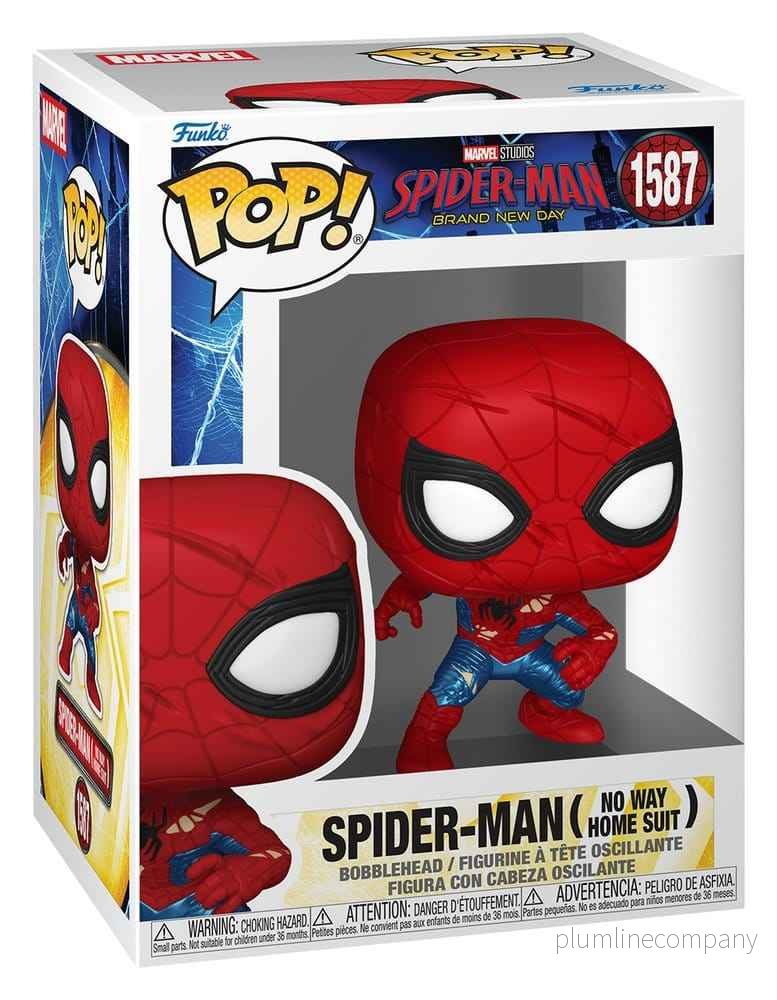 Spider-Man: Helt Ny Dag POP! Figur Spider-Man (No Way Home-dräkt) (Helt Ny Dag) 9 cm - Bild 2