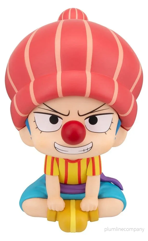 One Piece PVC-figur Buggy Barndomsutgåva, 11 cm, Look Up-serien One Piece PVC-figur Buggy Barndomsutgåva, 11 cm, Look Up-serien