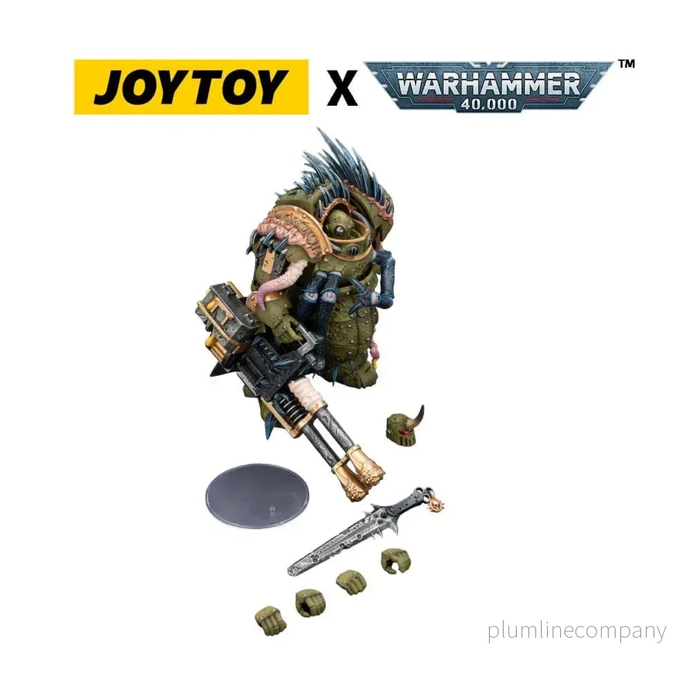 Warhammer 40,000 Action Figur Death Guard Blightlord Terminator 1 med Reaper Autocannon och Bubotic Blades 14 cm - Bild 3
