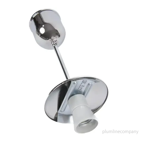 Lampa Bikupa, gul förnicklad kort - Bild 2