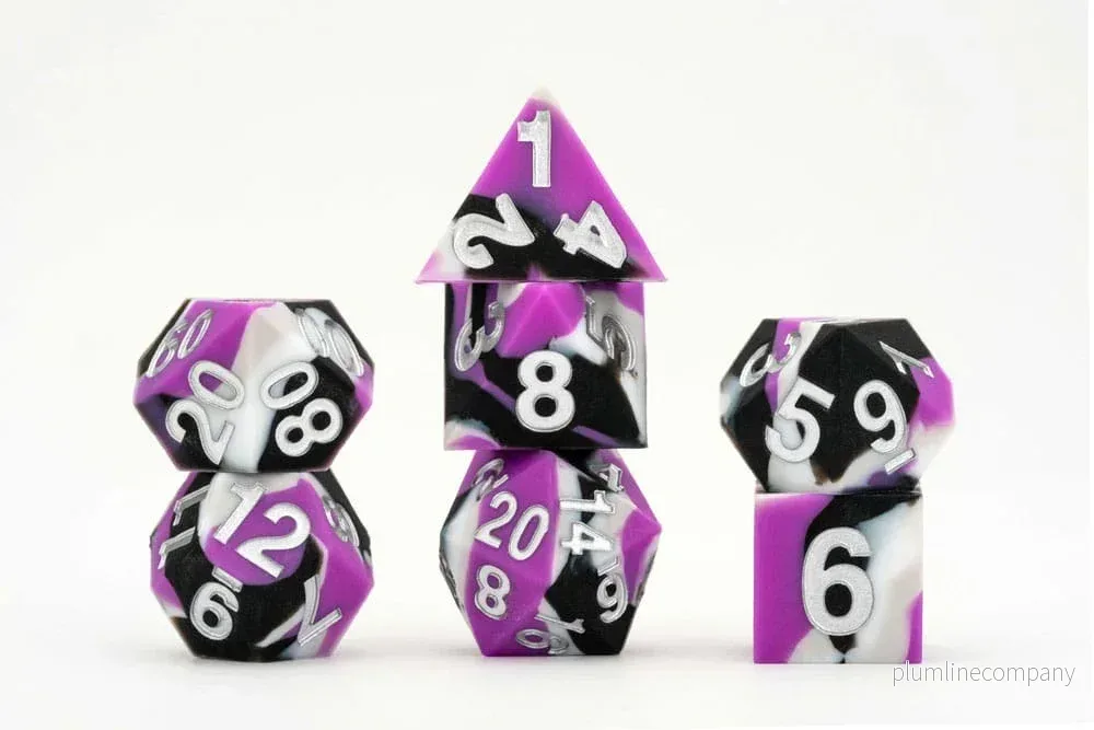 MDG Dice Set Pride Asexual Flag - Bild 2