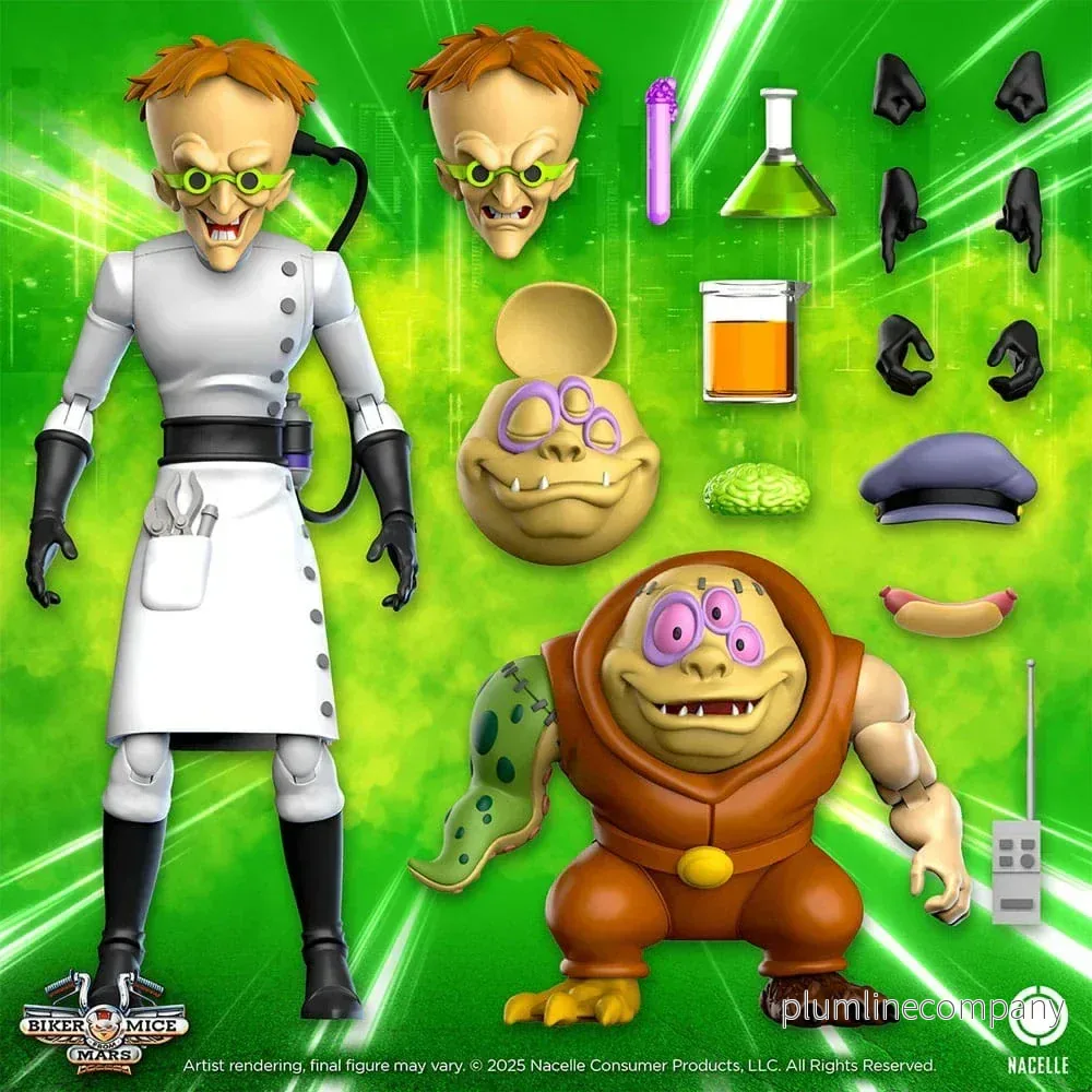 Biker Mice From Mars Action Figur Karbunkle & Fred The Mutant 23 cm - Bild 3