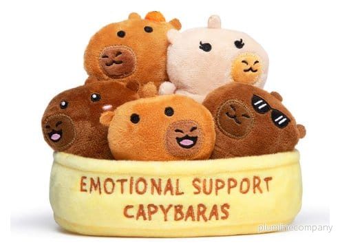 Relaterbara emotionella stödgosedjur Capybaras - Bild 2