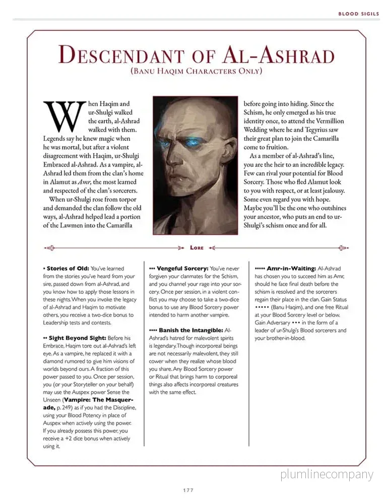 Vampire: The Masquerade 5th Edition RPG bok Blood Sigils Sourcebook *Engelska Version* - Bild 3