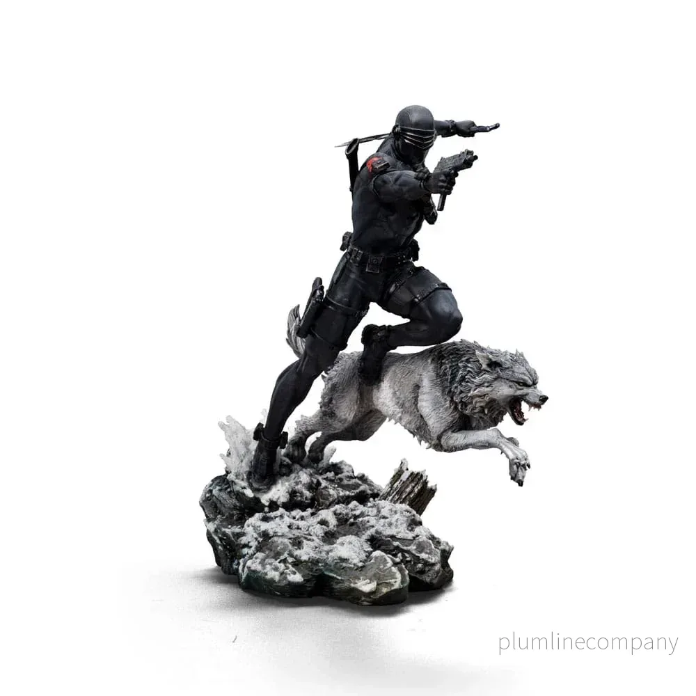 GI Joe Art Scale Figur 1/10 Snake Eyes 23 cm – Officiellt Licensierad
