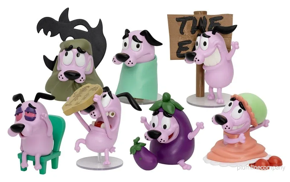 Courage the Cowardly Dog Mini Egg Attack Blind Box-figurer Sortiment 8 cm (6) Courage the Cowardly Dog Mini Egg Attack Blind Box-figurer Sortiment 8 cm (6)