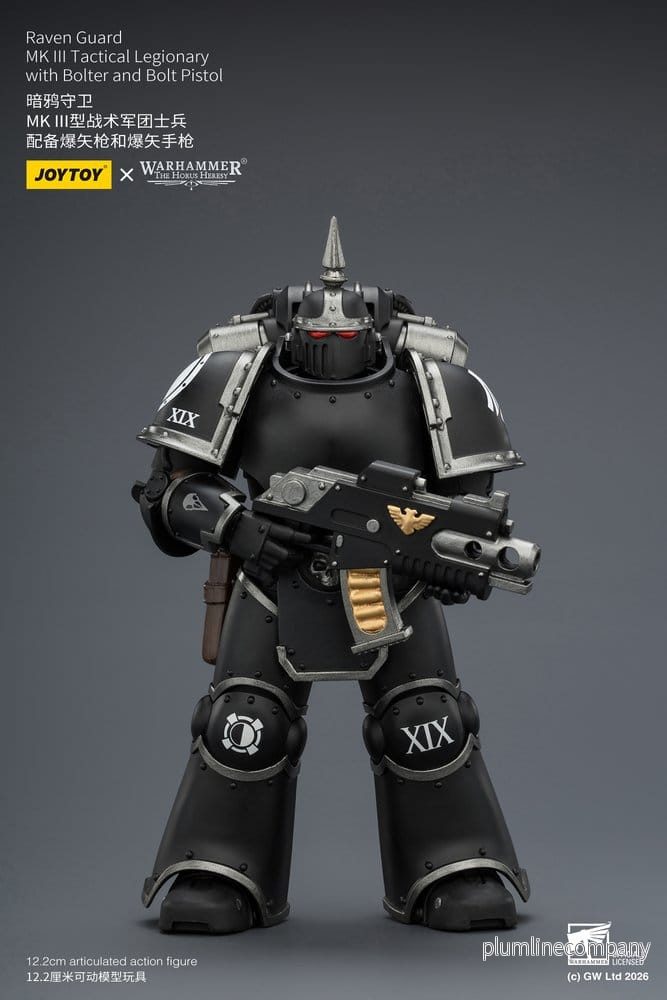 Warhammer 40,000 Actionfigur Raven Guard MK III Taktisk Legionär 12 cm - Bild 3