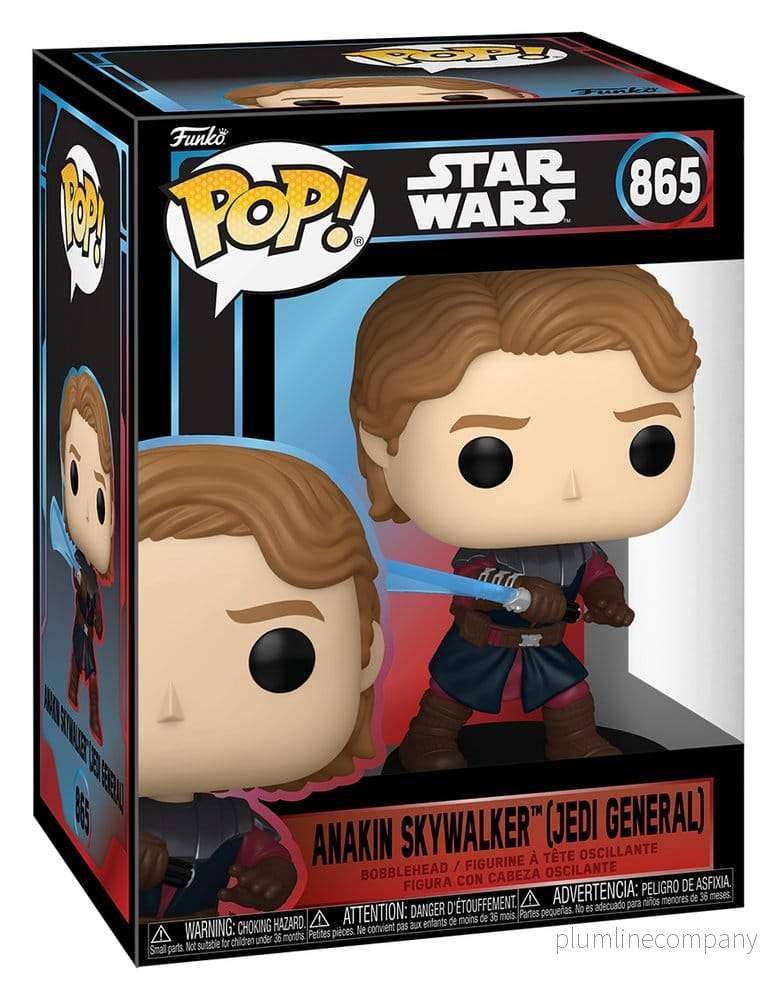 Star Wars POP! Vinyl Bobblehead Figur Anakin Skywalker (Jedi General) 11 cm - Bild 2