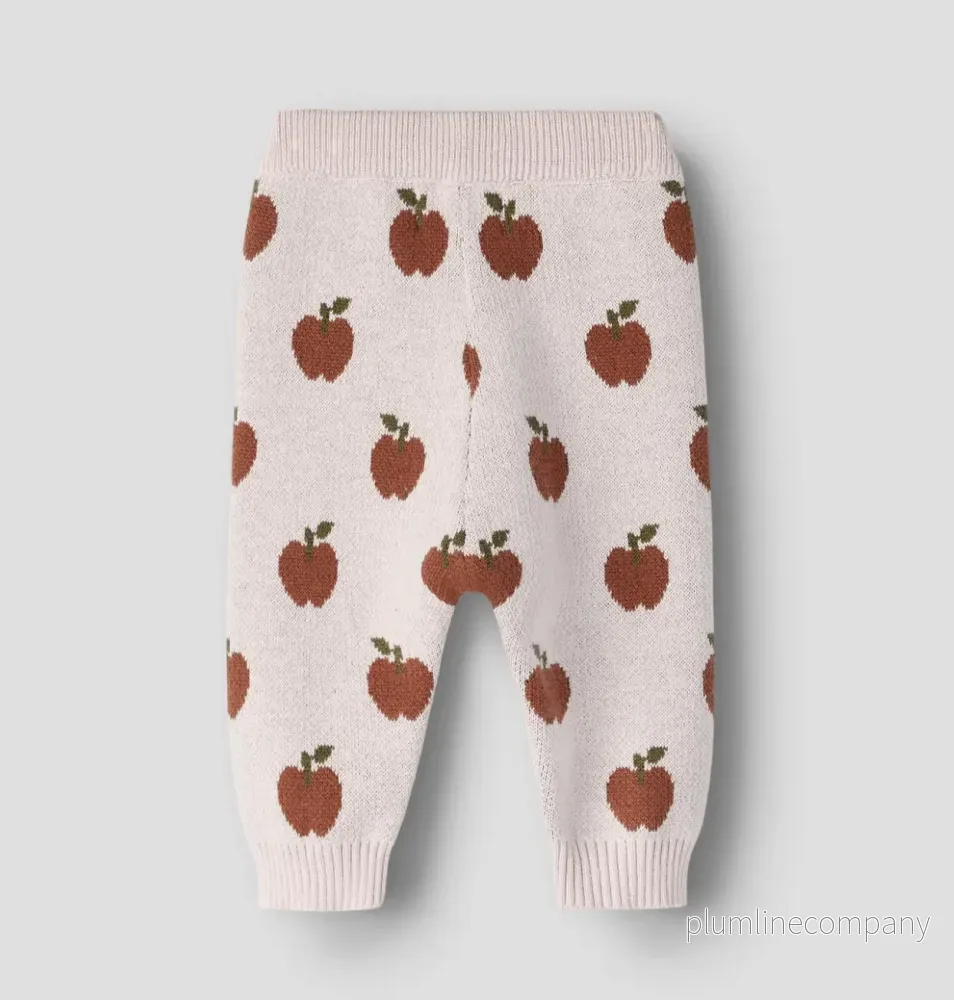 Stickade byxor - NBFLULIO KNIT PANT LIL - Hushed Violet - Bild 2