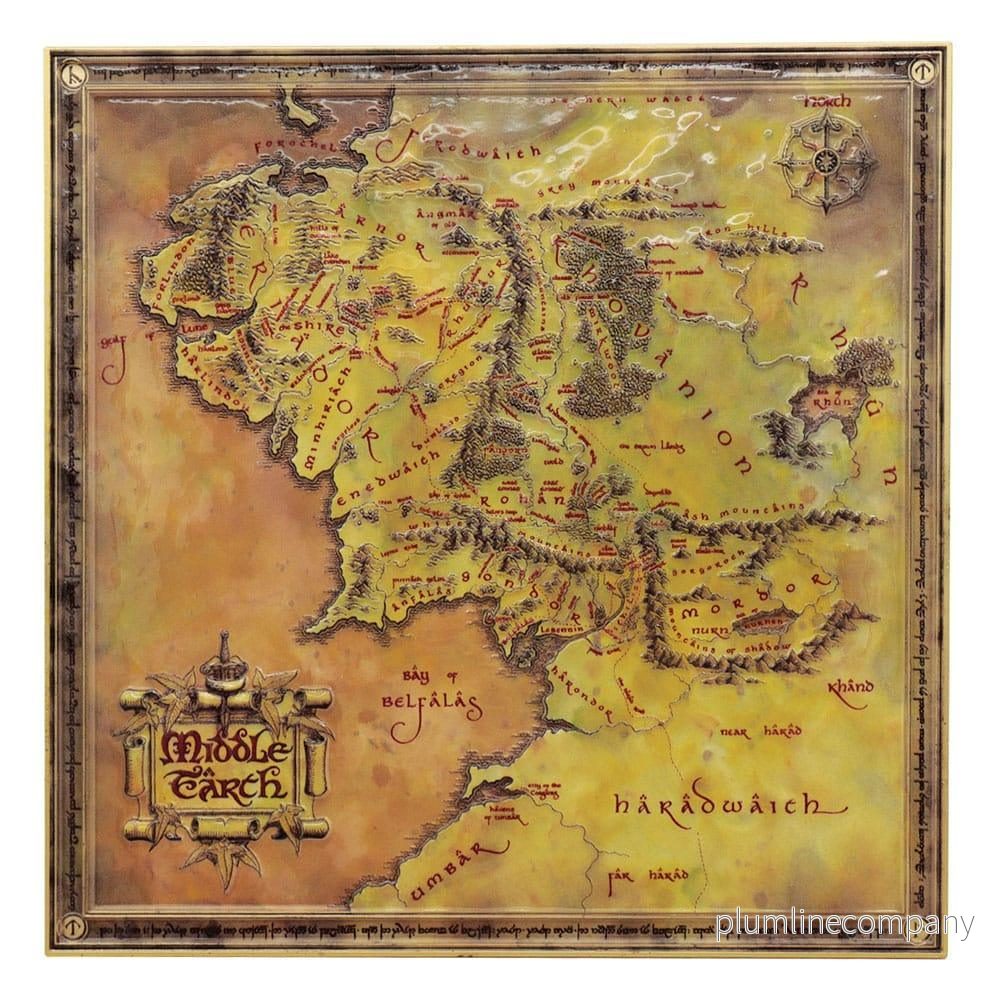 Lord of the Rings Replica Map Limited Edition - Bild 2
