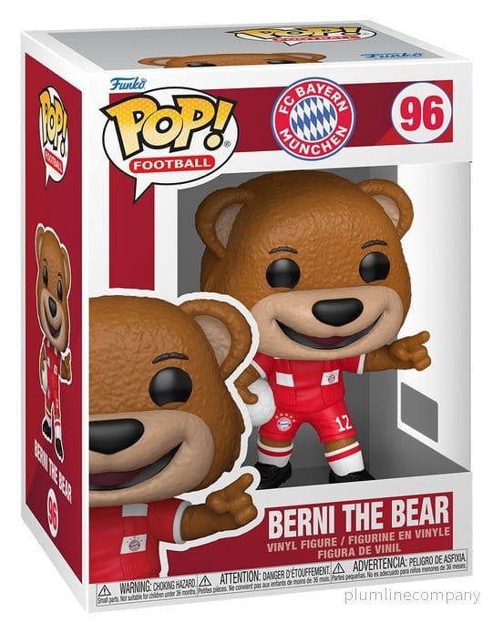 FC Bayern München POP! Fotbollsfigur Berni björnen 9 cm - Bild 2