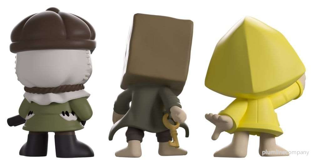 Little Nightmares II Minitooz 3-Pack Mono, Six & Hunter 6–7 cm - Bild 2