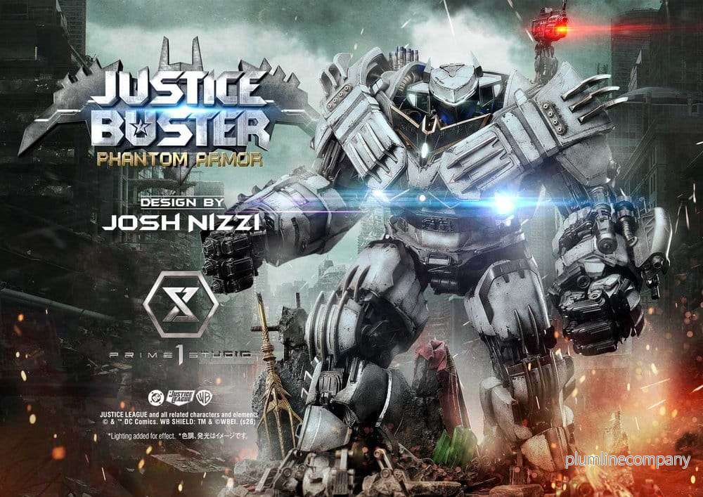 DC Comics Ultimate Museum Masterline Statue Justice Buster: Phantom Armor (Design By Josh Nizzi) 88 cm - Bild 2