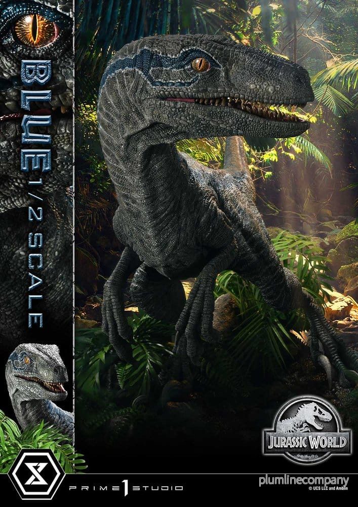 Jurassic World: Fallen Kingdom Legacy Museum Collection Staty 1/2 Blue 88 cm - Bild 3