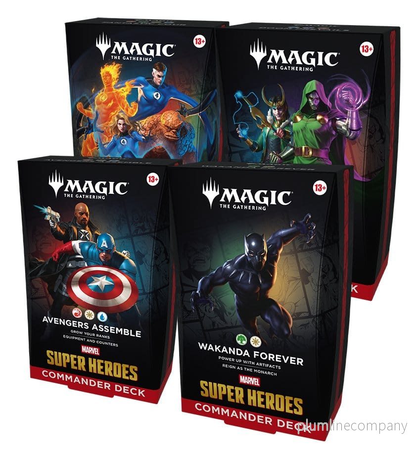 Magic: The Gathering Marvel Super Heroes Commander Decks Förvaringsfodral (4) engelska - Bild 2