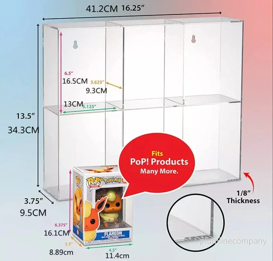Evoretro Akryl Display Case för 6 Funko Pops - Bild 3