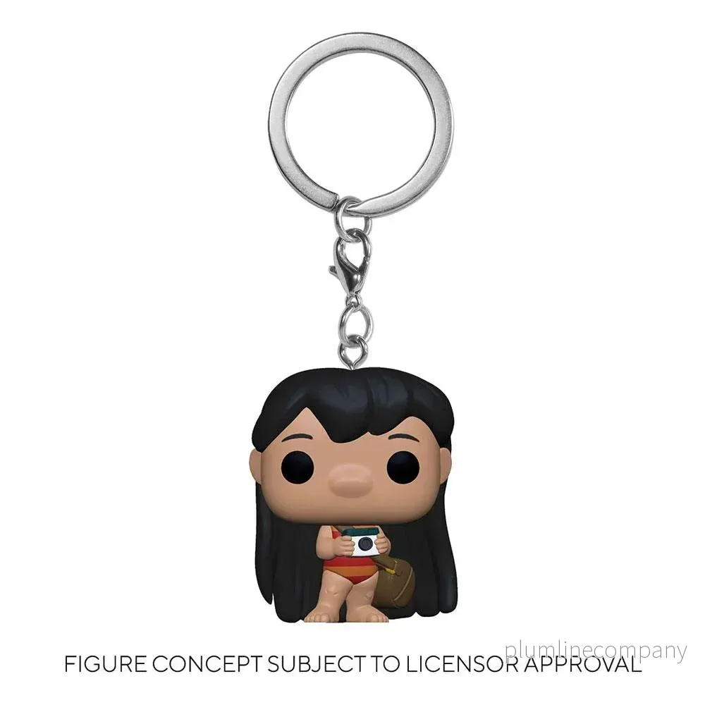 Lilo & Stitch Pocket POP! Vinyl Nyckelringar 4 cm Lilo med Kamera - Bild 2