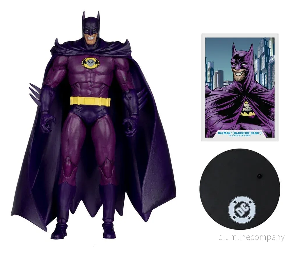 DC Multiverse Actionfigur Batman (Injustice Gang) (JLA: Rock of Ages) (Red Platinum Edition) 18 cm - Bild 3