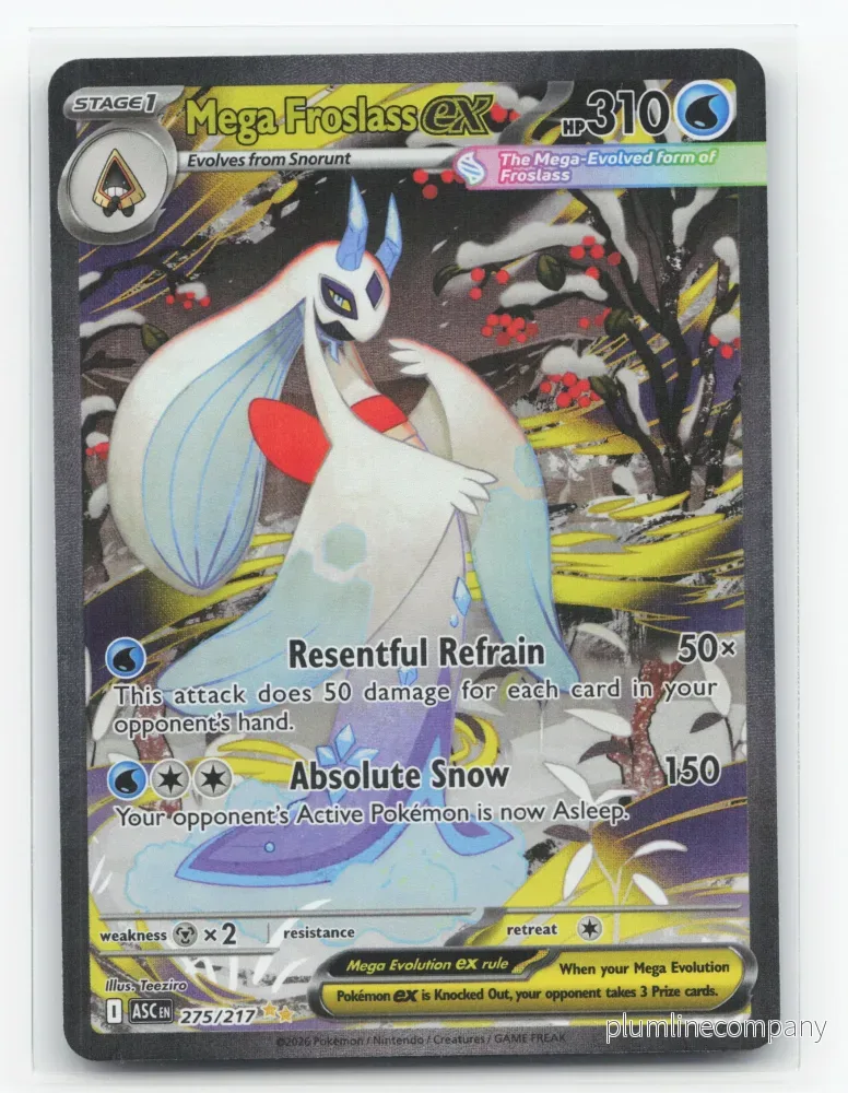 Mega Froslass ex 275/217 – Ascended Heroes Mega Froslass ex 275/217 – Ascended Heroes