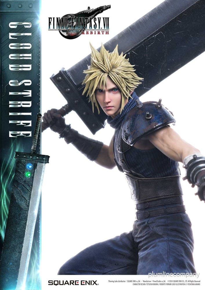 Final Fantasy VII Rebirth Staty 1/4 Cloud Strife 68 cm - Bild 3