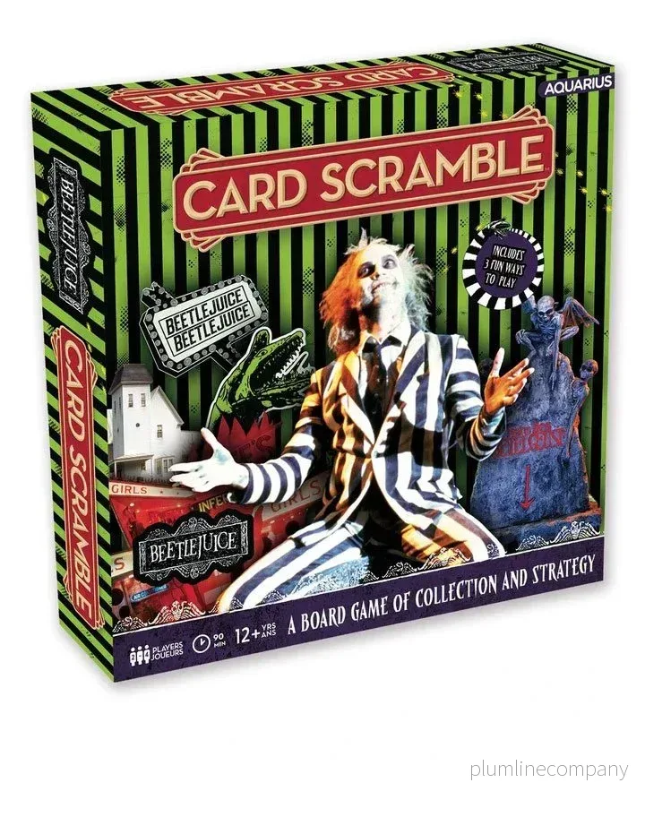 Beetlejuice Brädspel: Card Scramble (Engelsk Version)