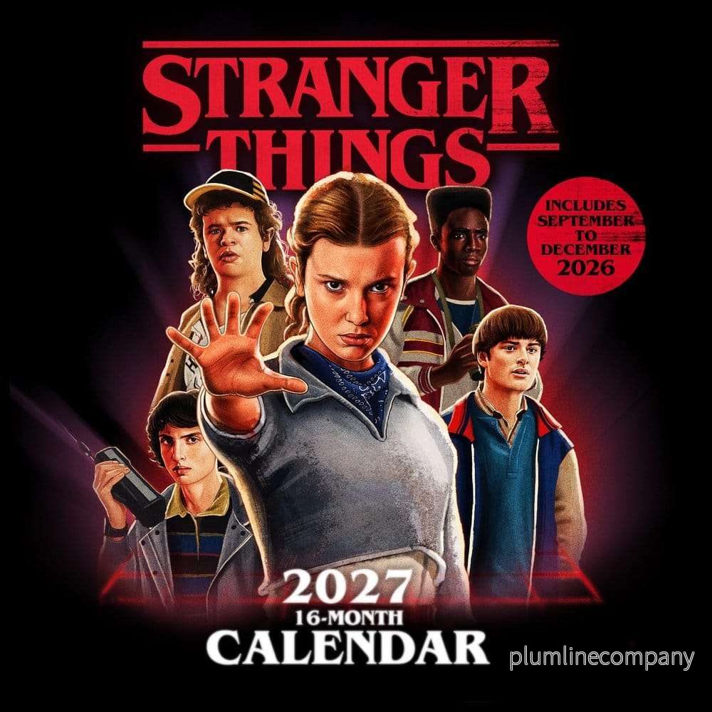 Stranger Things kalender 2027 30 x 30 cm
