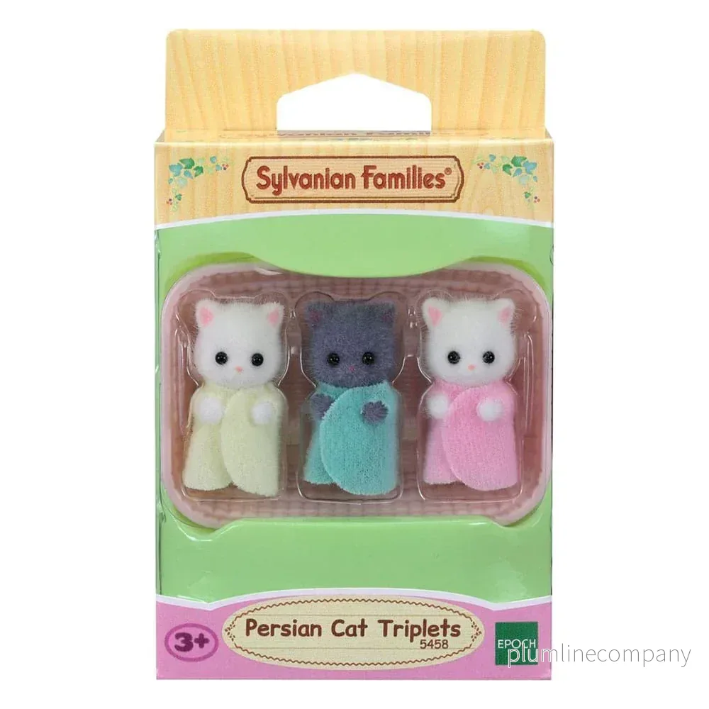 Sylvanian Families: Persian kattungar trillingar figur 2 cm - Bild 2