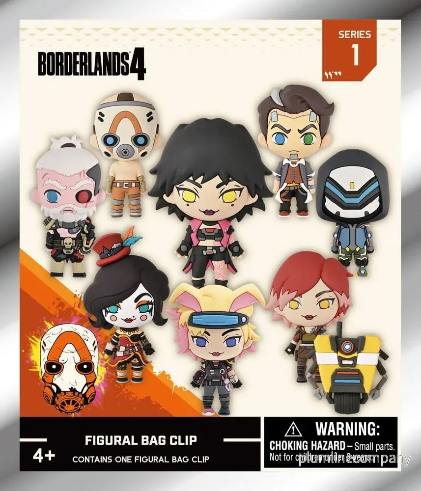 Borderlands 3D PVC Bag Clips Serie 1 Blindpåse Display (24 stycken) - Bild 3