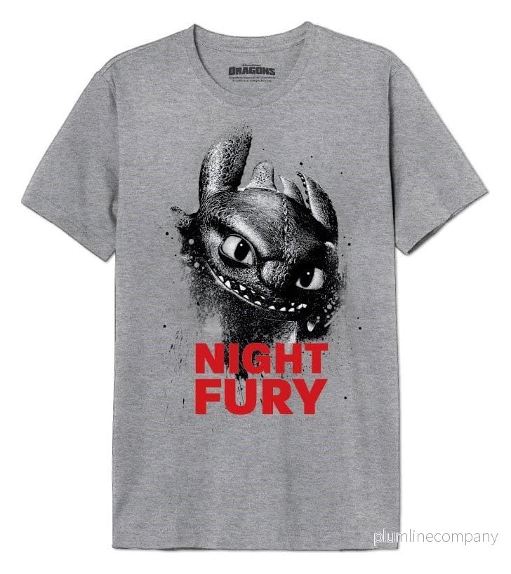 Draktränaren T-Shirt Night Fury – Officiell Licensierad Toppkvalitet i 100% Bomull Draktränaren T-Shirt Night Fury – Officiell Licensierad Toppkvalitet i 100% Bomull