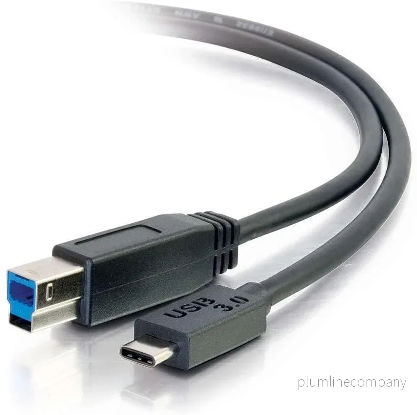 NÖRDIC USB 3.1 kabel USB C till USB B 5Gbps 1m USB skrivarkabel NÖRDIC USB 3.1 kabel USB C till USB B 5Gbps 1m USB skrivarkabel