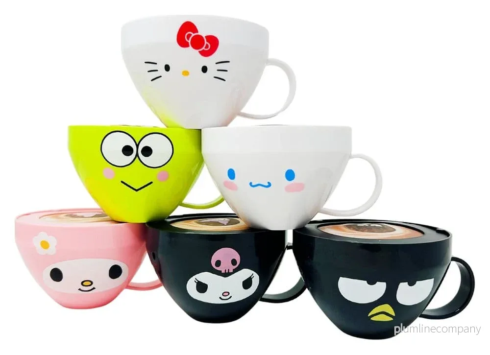 Sanrio Mjuka Figurer Hello Kitty Cappuccino Display (8 stycken) - Bild 2