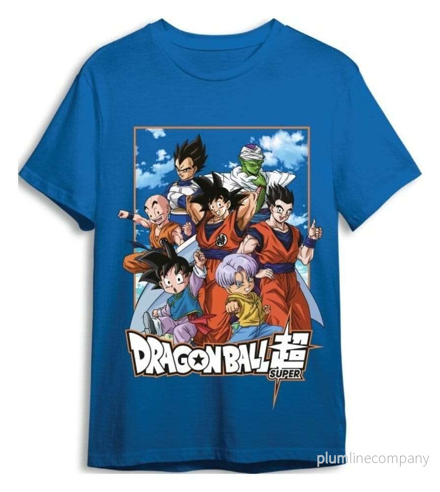 Dragon Ball Super T-shirt Characters Marinblå Dragon Ball Super T-shirt Characters Marinblå