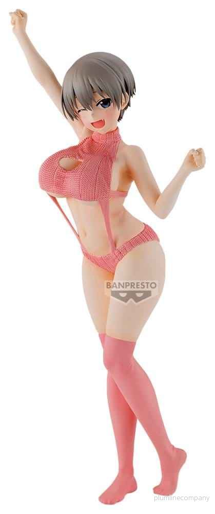 Uzaki-chan vill hänga med! Eternal Romance PVC-figur Hana Uzaki (Tröja och baddräkt version) 28 cm - Bild 2