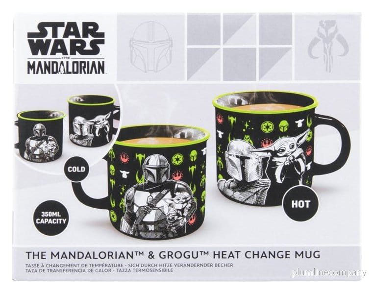 Star Wars: The Mandalorian Värmeförändrande Mugg Mandalorian och Grogu Star Wars: The Mandalorian Värmeförändrande Mugg Mandalorian och Grogu