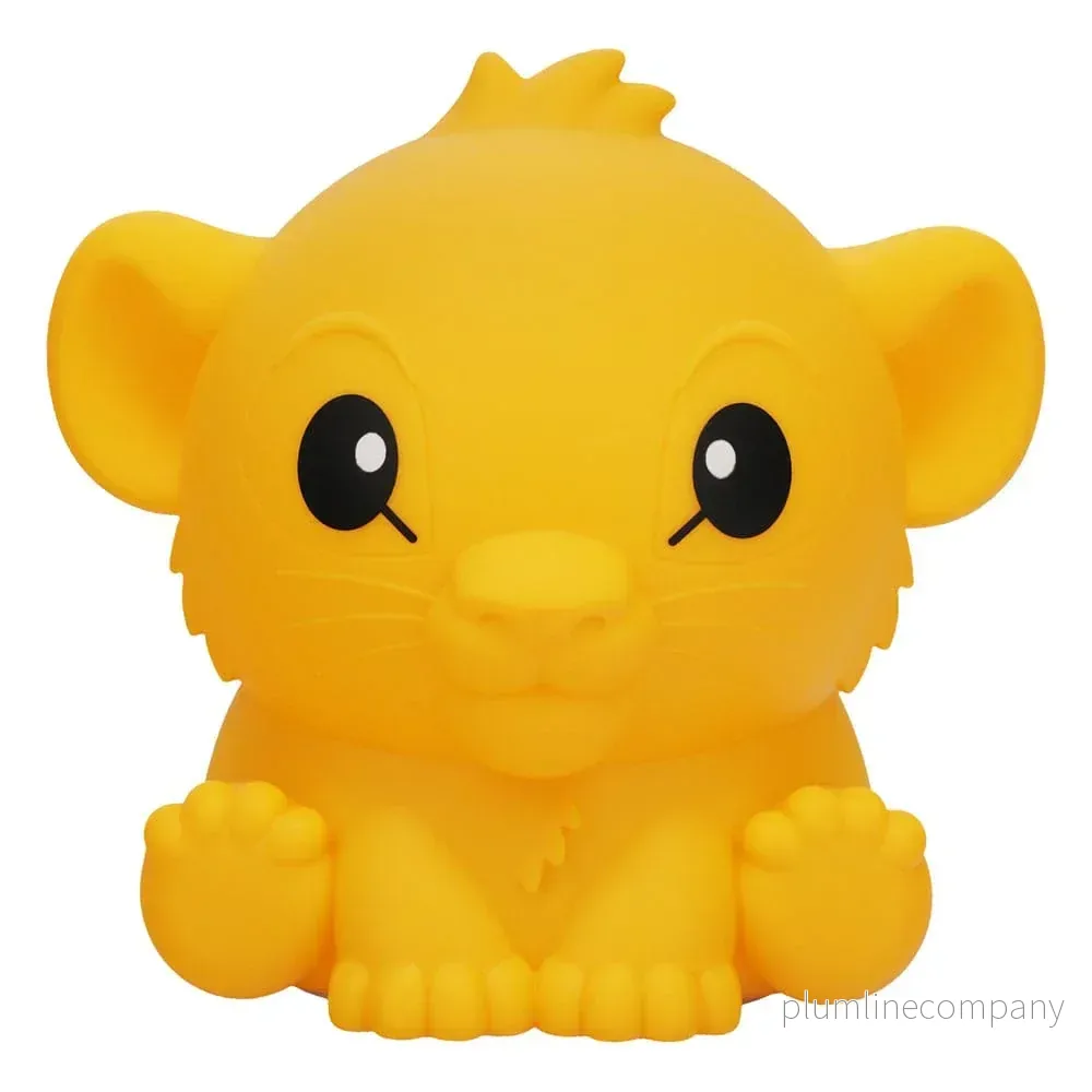 Disney Squishy Glo Silikonlampa Lejonkungen Simba 15 cm Disney Squishy Glo Silikonlampa Lejonkungen Simba 15 cm