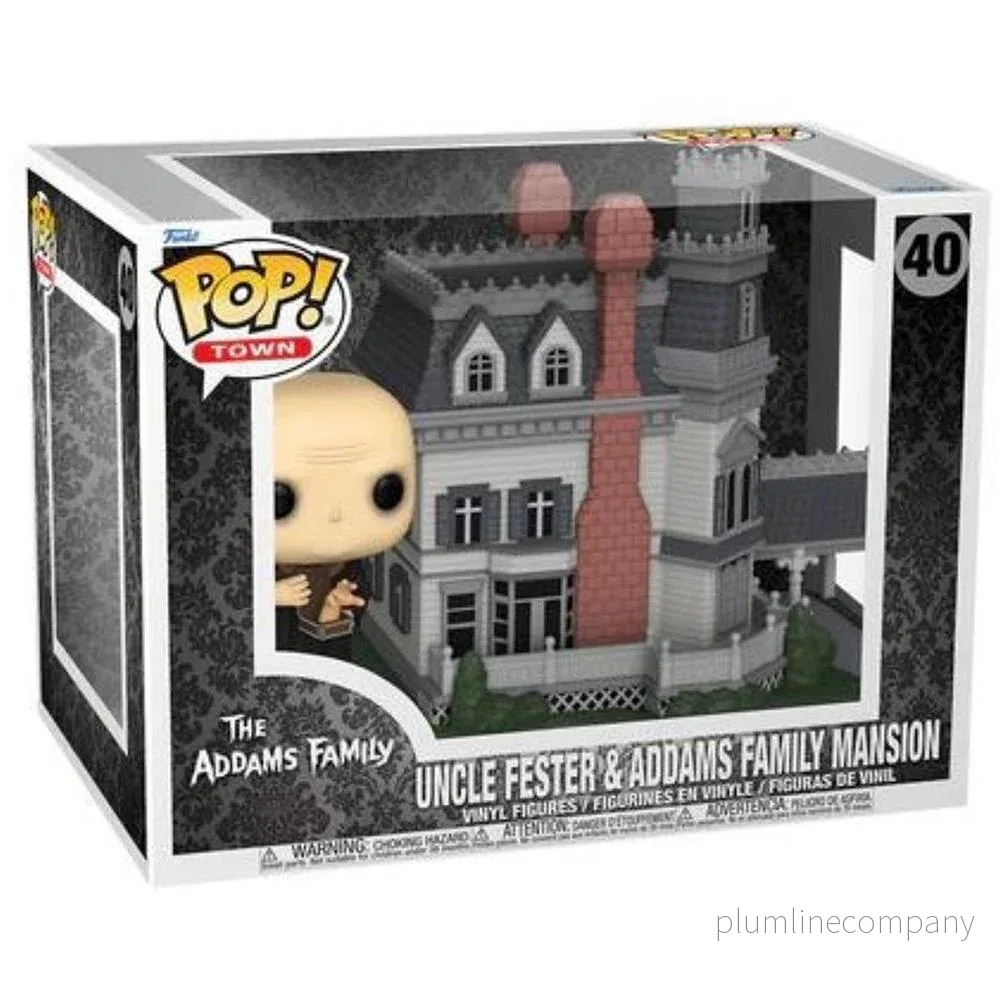Funko Pop! Town: Addams Family Klassiska – Addams Hem med Onkel Fester #40 Vinylfigur Funko Pop! Town: Addams Family Klassiska – Addams Hem med Onkel Fester #40 Vinylfigur