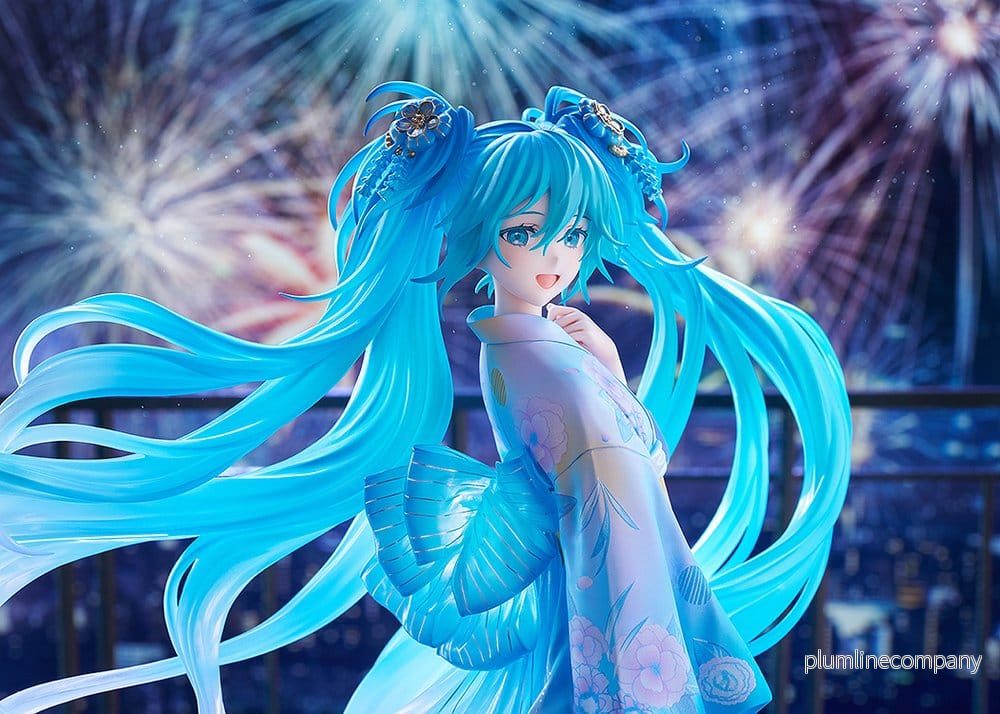 Character Vocal Series 01: Hatsune Miku PVC-figur i skala 1/7, Musik & Eldverk-version, 23 cm - Bild 3