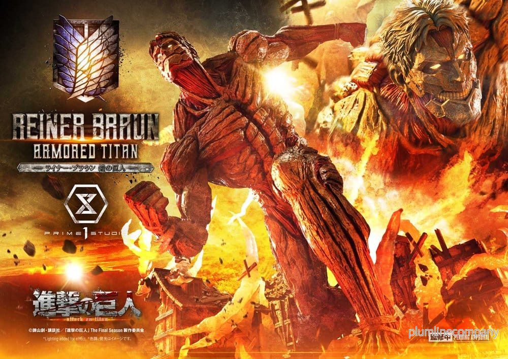 Attack on Titan (TV animation) Ultimate Diorama Masterline staty Reiner Braun Armored Titan 75 cm - Bild 2