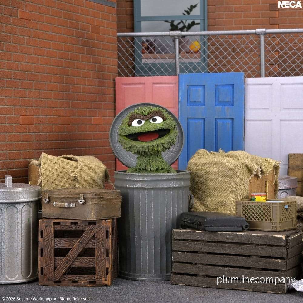 Sesame Street Ultimate Action Figure Oscar the Grouch 18 cm - Bild 3