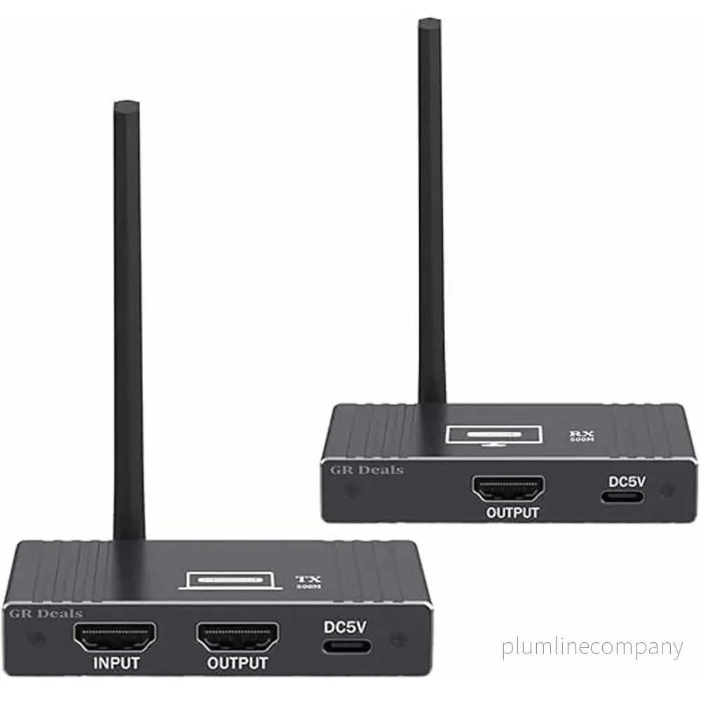 NÖRDIC 1080P Full HD HDMI Trådlös 180m Förlängare TX till RX Loop Out WiFi 5.8G