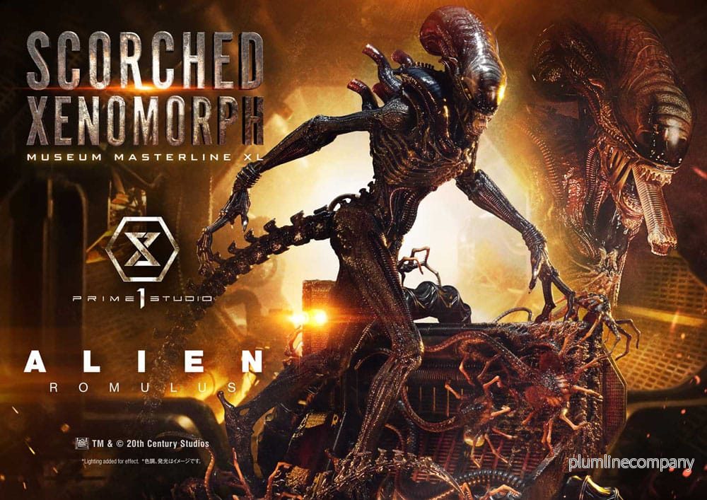 Alien: Romulus Museum Masterline XL Statue 1/3 Scorched Xenomorph 98 cm - Bild 2