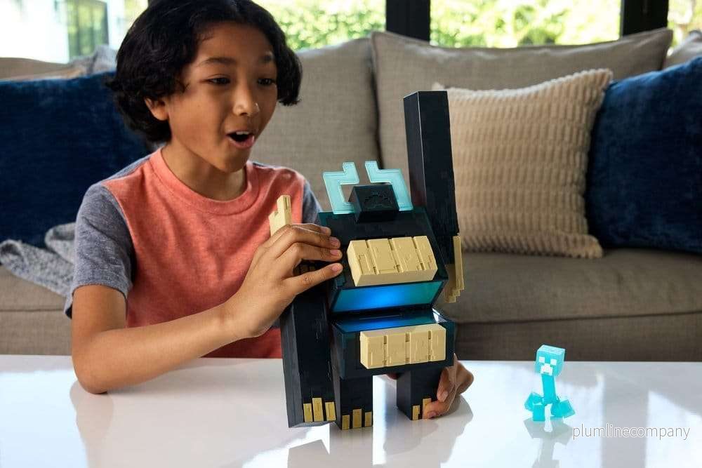 Minecraft Dungeons II Actionfigur med ljus och ljud – Twisted Warden - Bild 2