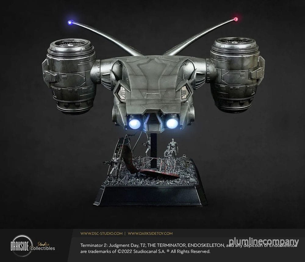Terminator 2 Judgment Day Replica Aerial Hunter Killer 30th Anniversary Edition 60 cm